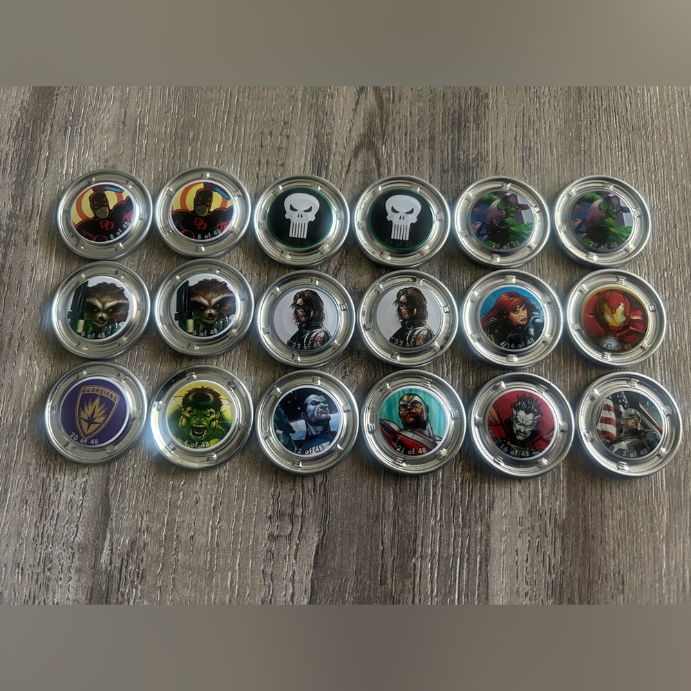 NECA Marvel Collectible Hubsnaps